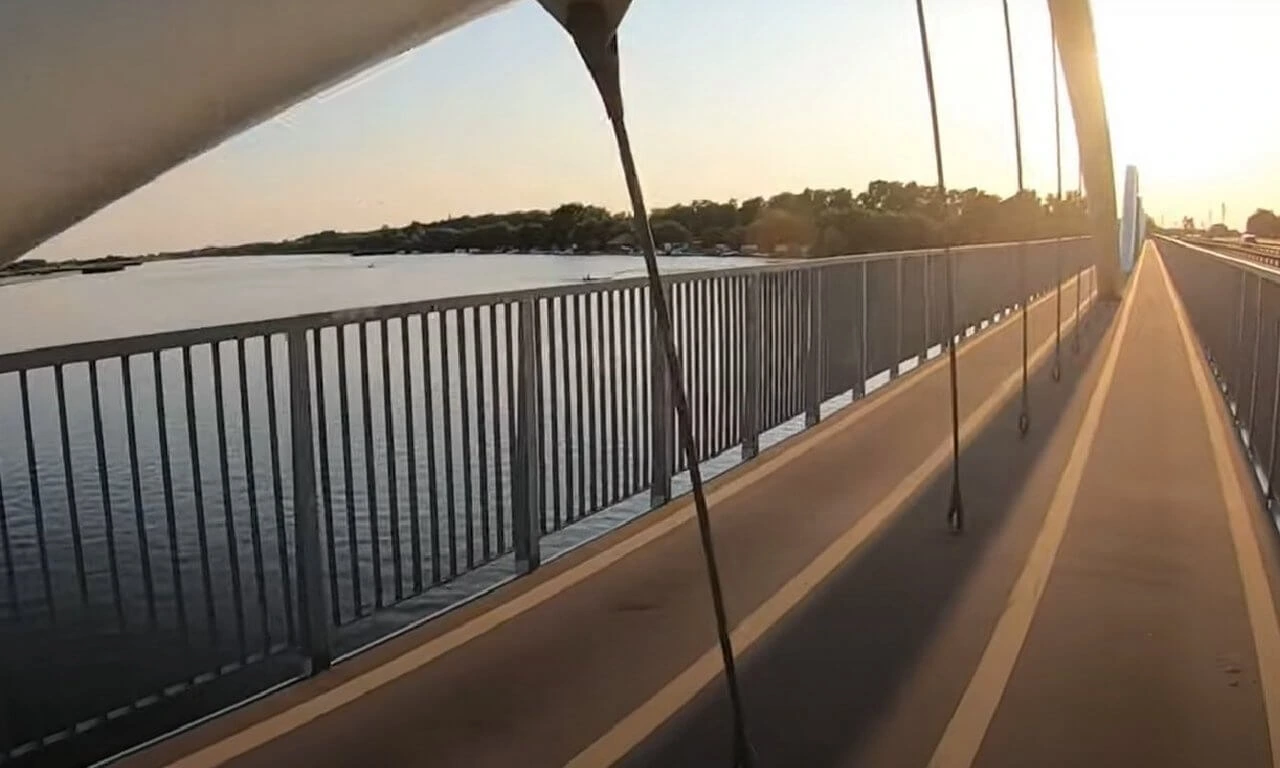 Kerékpáros híd Tiszafüred